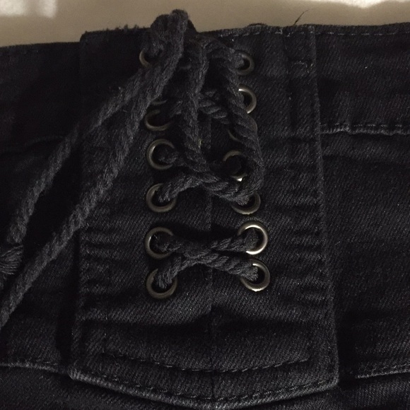 Almost Famous 70’s high rise bell bottom jeans - Picture 8 of 14